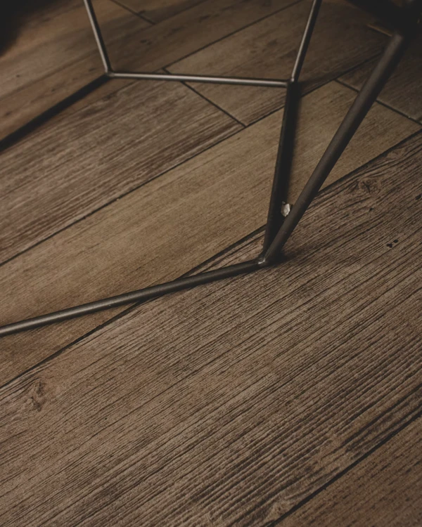 Dark vinyl plan flooring freshly installed in Papamoa home